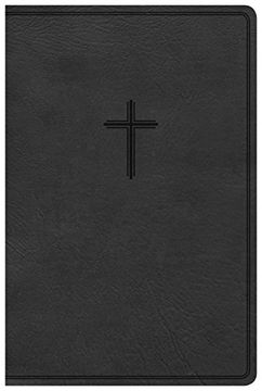 portada Kjv Everyday Study Bible, Black Leathertouch (in English)