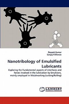 portada nanotribology of emulsified lubricants (en Inglés)