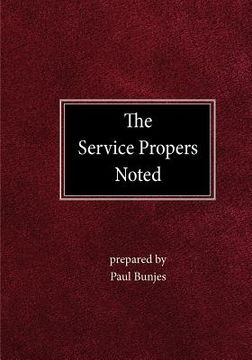 portada the service propers noted (in English)