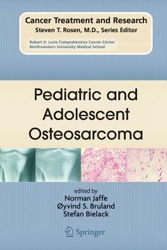 portada pediatric and adolescent osteosarcoma (en Inglés)