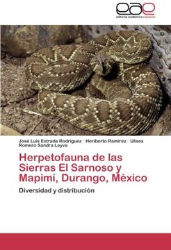 portada Herpetofauna de las Sierras El Sarnoso y Mapimí, Durango, México: Diversidad y distribución