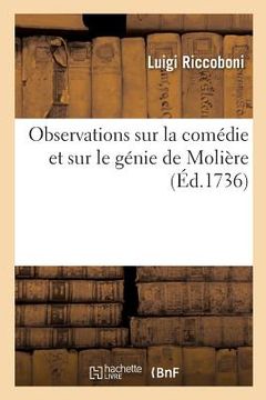 portada Observations Sur La Comédie Et Sur Le Génie de Molière (in French)