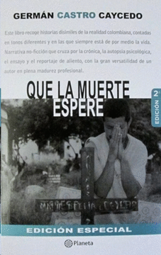 portada Que la muerte espere - edición especial (in Spanish)