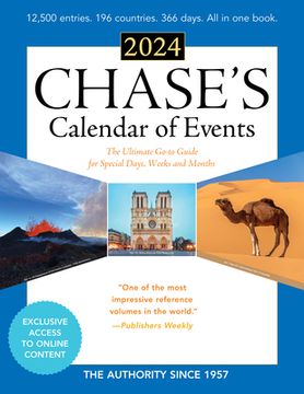 portada Chase's Calendar of Events 2024: The Ultimate Go-To Guide for Special Days, Weeks and Months (en Inglés)