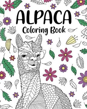 portada Alpaca Coloring Book (en Inglés)