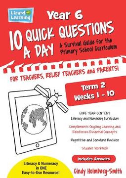 portada Lizard Learning 10 Quick Questions A Day Year 6 Term 2