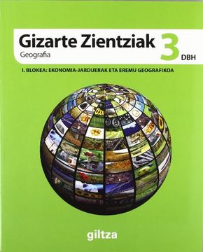portada GIZARTE ZIENTZIAK, GEOGRAFIA ETA HISTORIA DBH 3