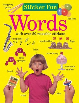 portada Sticker Fun: Words: With Over 50 Reusable Stickers (in English)