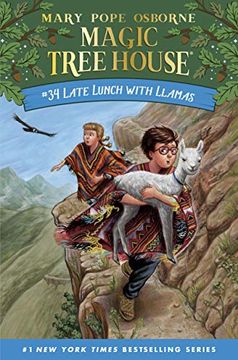 portada Late Lunch With Llamas (Magic Tree House) (in English)