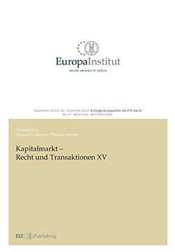 portada Kapitalmarkt - Recht und Transaktionen xv (en Alemán)