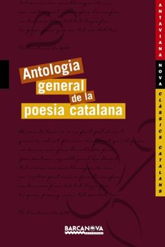 portada Antologia General de la Poesia Catalana (en Catalá)