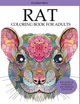 portada Rat Coloring Book for Adults (in English)