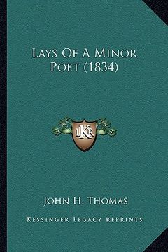 portada lays of a minor poet (1834) (in English)