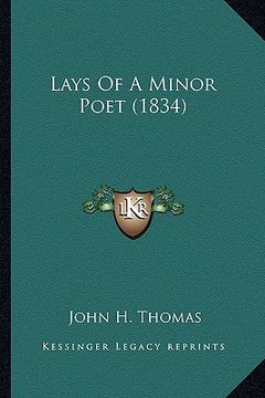 portada lays of a minor poet (1834) (en Inglés)