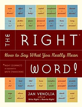 portada The Right Word! How to say What you Really Mean (in English)