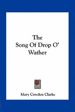 portada the song of drop o' wather (in English)