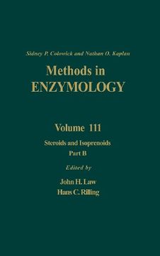 portada Steroids and Isoprenoids, Part b, Volume 111 (Methods in Enzymology) (en Inglés)