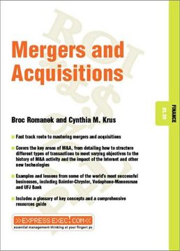 portada Mergers and Acquisitions: Finance 05.09