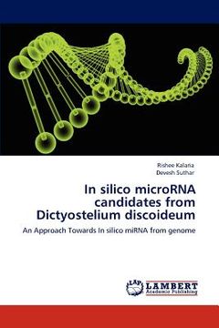 portada in silico microrna candidates from dictyostelium discoideum
