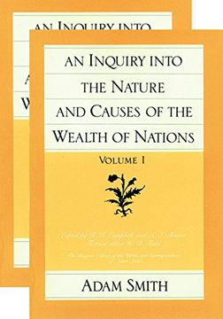 portada An Inquiry Into the Nature & Causes of the Wealth of Nations: Volumes 1 & 2: V. 1 & 2 (Glasgow Edition of the Works and Correspondence of Adam Smith) (in English)