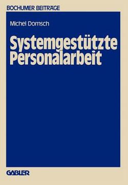 portada Systemgestützte Personalarbeit (en Alemán)