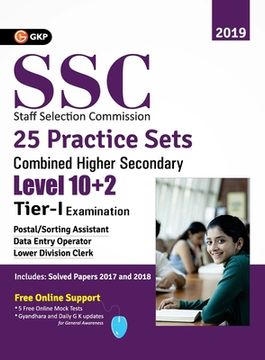 portada SSC 2020 - CHSL (Combined Higher Secondary 10+2 Level) Tier I - 25 Practice Sets (en Inglés)