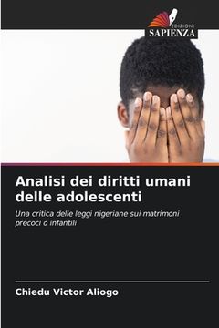 portada Analisi dei diritti umani delle adolescenti (en Italiano)