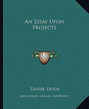 portada an essay upon projects (en Inglés)