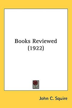 portada books reviewed (1922) (in English)
