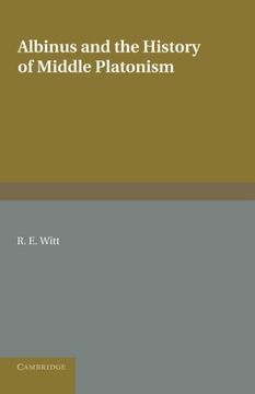 portada Albinus and the History of Middle Platonism Paperback (en Inglés)