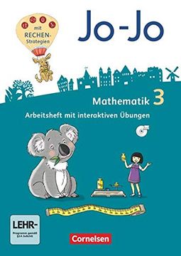 portada Jo-Jo Mathematik - Allgemeine Ausgabe 2018: 3. Schuljahr - Arbeitsheft: Mit Interaktiven Übungen auf Scook. De und Cd-Rom (en Alemán)