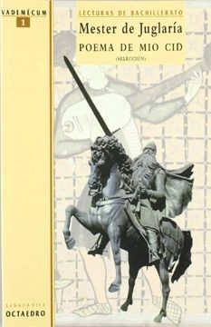 portada Mester de Juglaría. Poema del mío Cid: Lecturas de Bachillerato (Vademécum) - 9788480632492 (in Spanish)