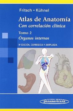 portada Atlas de Anatomía con Correlación Clínica. Tomo 2: Órganos Internos - 9ª Edición (in Spanish)