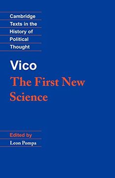 portada Vico: The First new Science Paperback (Cambridge Texts in the History of Political Thought) (en Inglés)