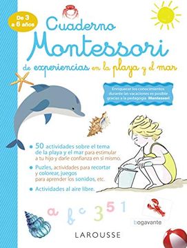 portada Cuaderno Montessori de Experiencias en la Playa y el mar