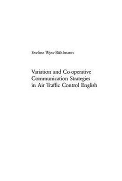 portada Variation and Co-operative Communication Strategies in Air Traffic Control English (en Inglés)