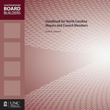 portada Handbook for North Carolina Mayors and Council Members (en Inglés)