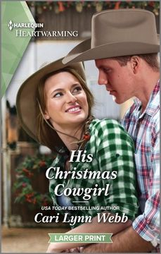 portada His Christmas Cowgirl: A Clean and Uplifting Romance (en Inglés)