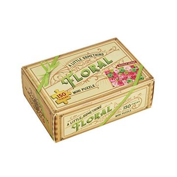 portada Puzzle: A Little Something Floral: 150-Piece Mini Puzzle (Little Something Puzzles) (en Inglés)