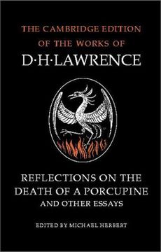 portada Reflections on the Death of a Porcupine and Other Essays Paperback (The Cambridge Edition of the Works of d. H. Lawrence) (in English)