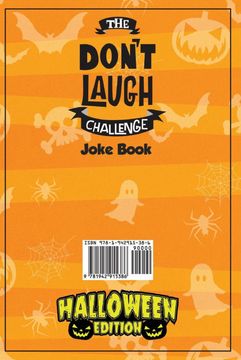 portada The Don't Laugh Challenge - Halloween Edition: Halloween Book for Kids - Spooky Jokes for Boys and Ghouls 