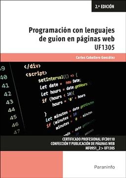 portada Programación con Lenguajes de Guion en Páginas web (in Spanish)