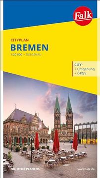 portada Falk Cityplan Bremen 1: 20. 000 (en Alemán)