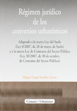 portada Regimen juridico de los convenios urbanisticos (in Spanish)