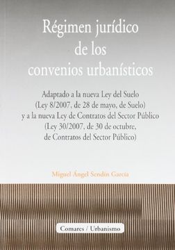 portada Regimen juridico de los convenios urbanisticos