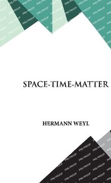 portada Space- Time- Matter (in English)