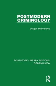 portada Postmodern Criminology (Routledge Library Editions: Criminology) (in English)
