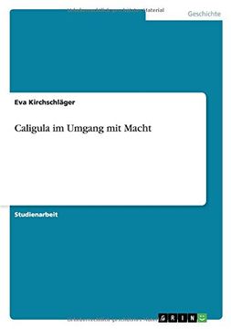 portada Caligula im Umgang mit Macht (German Edition)