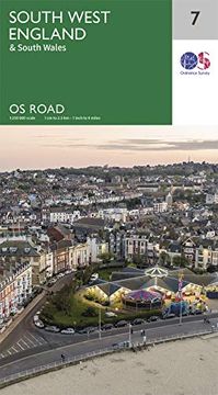 portada South West England (os Road Map) (in English)