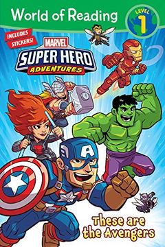 portada World of Reading Marvel Super Hero Adventures: These are the Avengers (Level 1) (en Inglés)